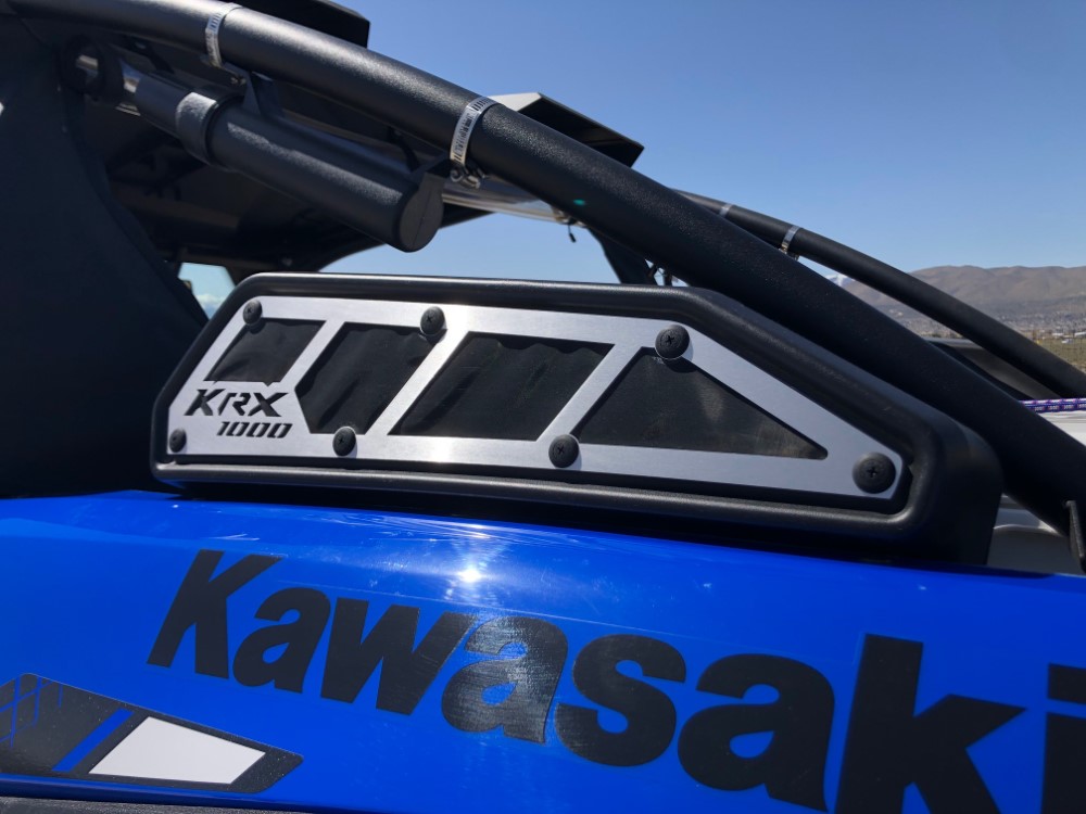 Kawasaki KRX & KRX4 Aluminum 'Frogskin' Air Intake Vent Covers